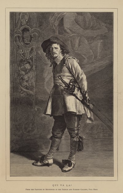 Qui Va La by Jean Louis Ernest Meissonier